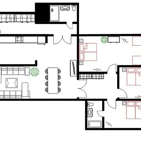 Διαμέρισμα Wenceslas Square Lofts *